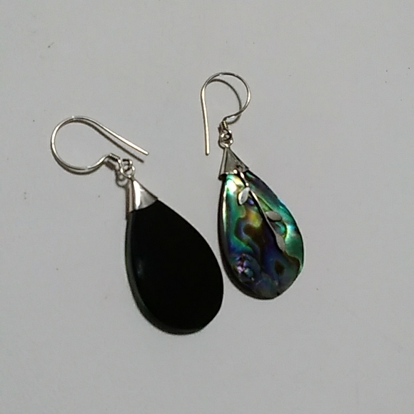 Abalone Earrings - Picture 3 of 4